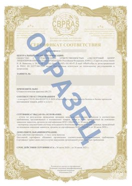 Образец Сертификат СТО 01.064.00220722.2-2020 Шахунья Сертификат СТО 01.064.00220722.2-2020 