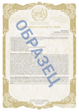 Образец Приложение к СТО 01.064.00220722.2-2020 Шахунья Сертификат СТО 01.064.00220722.2-2020 