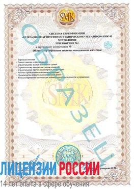 Образец сертификата соответствия (приложение) Шахунья Сертификат ISO 9001